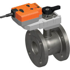 Belimo Characterized Valve DN100 Flange Kvs160 24VAC/DC Fail-Safe NC/NO 150s 2-point 40Nm IP54 R6100W160-S8/GRK24A-5