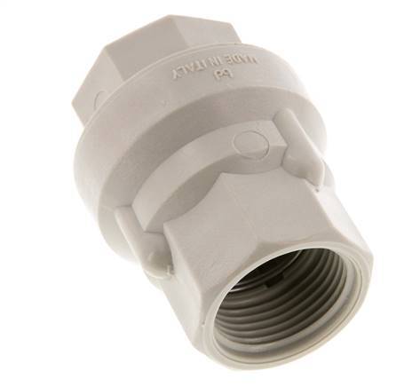 G 1'' Polypropylene Check Valve 0.02-6 bar (0.29-87 psi)