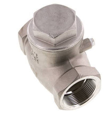 G 1-1/2'' Stainless Steel Swing Check Valve 16 bar (232 psi) Metal Seal