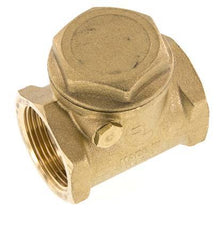 G 1-1/4'' Brass Swing Check Valve 10 bar (145 psi) Metal Seal