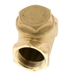 G 1-1/4'' Brass Swing Check Valve 10 bar (145 psi) Metal Seal