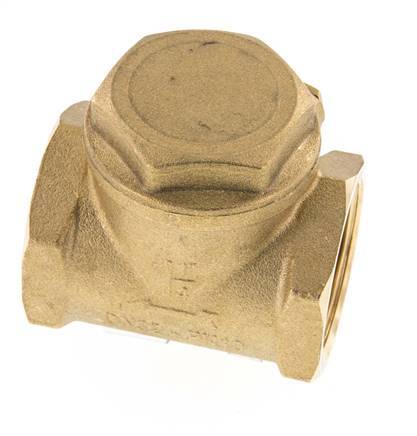 G 1-1/4'' Brass Swing Check Valve 10 bar (145 psi) Metal Seal
