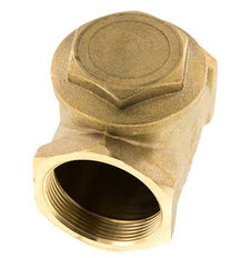 G 2'' Brass Swing Check Valve 10 bar (145 psi) Metal Seal