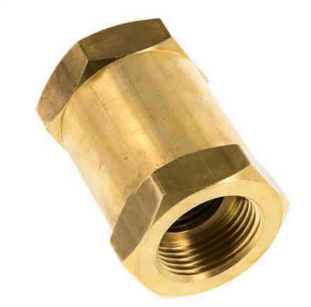 G 1'' Female Threaded Brass Check Valve 0.1-40 bar (1.45-580 psi)