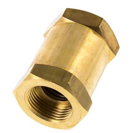 G 1'' Female Threaded Brass Check Valve 0.1-40 bar (1.45-580 psi)