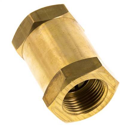 G 1'' Female Threaded Brass Check Valve 0.1-40 bar (1.45-580 psi)