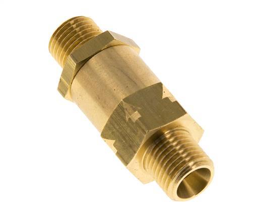 G 1/4'' Male Threaded Brass Check Valve 0.4-40 bar (5.8-580 psi)
