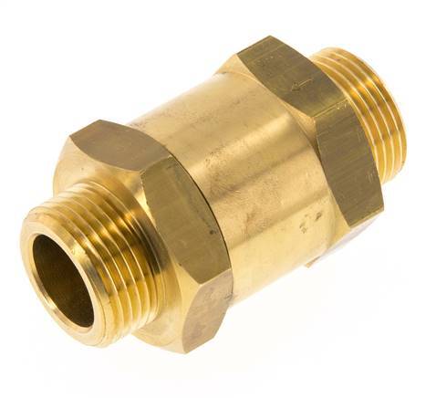 G 1'' Male Threaded Brass Check Valve 0.1-40 bar (1.45-580 psi)