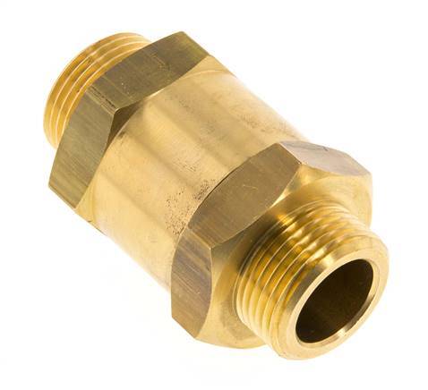 G 1'' Male Threaded Brass Check Valve 0.1-40 bar (1.45-580 psi)