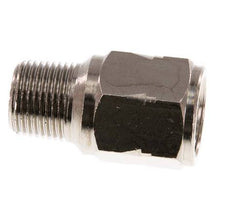 R/Rp 3/8'' M/F Mini Check Valve Nickel-Plated Brass 10 bar (145 psi) NBR With Spring