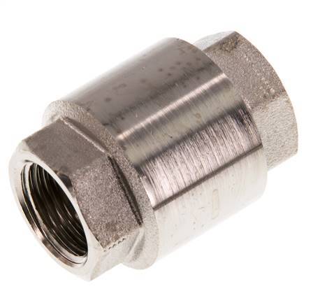 G 1/2'' Nickel-Plated Brass Check Valve 12 bar (174 psi)