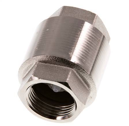 G 3/4'' Nickel-Plated Brass Check Valve 12 bar (174 psi)