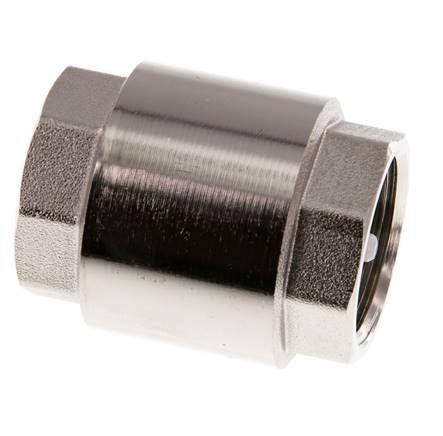 G 1'' Nickel-Plated Brass Check Valve 12 bar (174 psi)