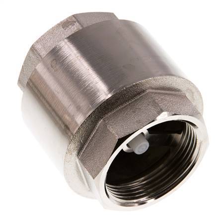 G 1-1/2'' Nickel-Plated Brass Check Valve 10 bar (145 psi)
