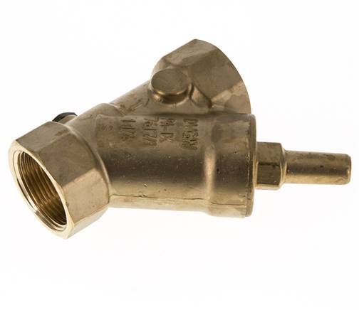 Rp 1-1/4'' Brass Y Check Valve 16 bar (232 psi) NBR