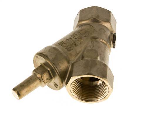 Rp 1-1/4'' Brass Y Check Valve 16 bar (232 psi) NBR