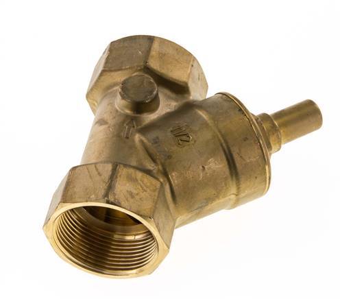 Rp 1-1/2'' Brass Y Check Valve 10 bar (145 psi) NBR