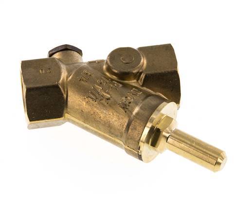 Rp 3/4'' Brass Y Check Valve 16 bar (232 psi) FKM