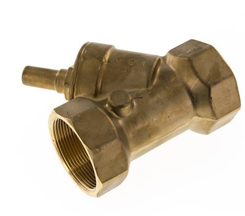 Rp 1-1/2'' Brass Y Check Valve 16 bar (232 psi) FKM