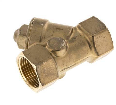 Rp 1'' Brass Y Check Valve 10 bar (145 psi) FKM