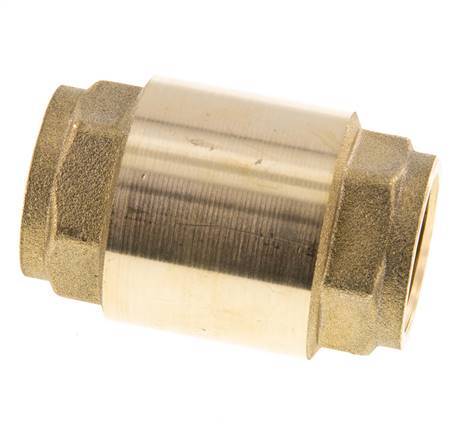 G 3/4'' Brass Check Valve For Vacuum -0.95..25 bar (-13.7..362.5 psi)