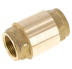 G 3/4'' Brass Check Valve For Vacuum -0.95..25 bar (-13.7..362.5 psi)