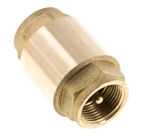 G 3/4'' Brass Check Valve For Vacuum -0.95..25 bar (-13.7..362.5 psi)