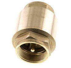 G 1-1/2'' Brass Check Valve For Vacuum -0.95..18 bar (-13.7..261 psi)