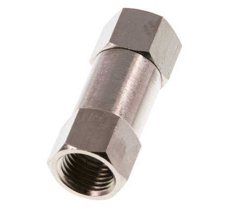 G 1/4'' Nickel-Plated Brass Check Valve 10 bar (145 psi) NBR
