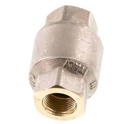 G 3/8'' Nickel-Plated Brass Check Valve 20 bar (290 psi) NBR