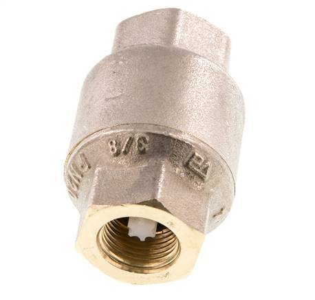 G 3/8'' Nickel-Plated Brass Check Valve 20 bar (290 psi) NBR