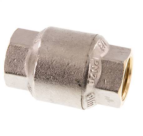 G 1/2'' Nickel-Plated Brass Check Valve 20 bar (290 psi) NBR
