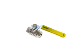 Rp 1/4 inch 2-Way Oxygen Brass Ball Valve PN 63