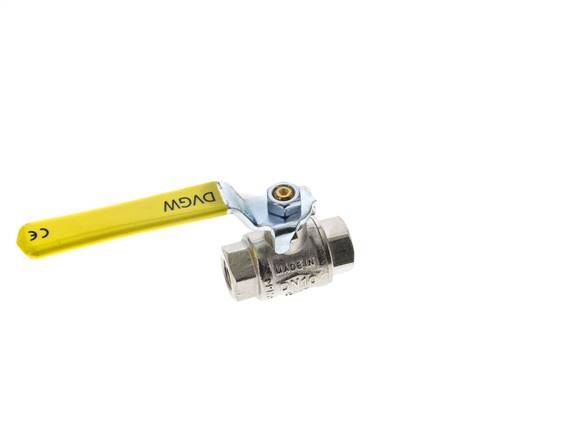 Rp 1/4 inch 2-Way Oxygen Brass Ball Valve PN 63