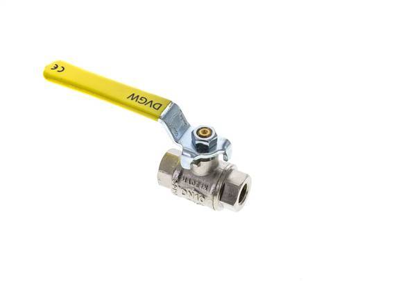 Rp 1/4 inch 2-Way Oxygen Brass Ball Valve PN 63
