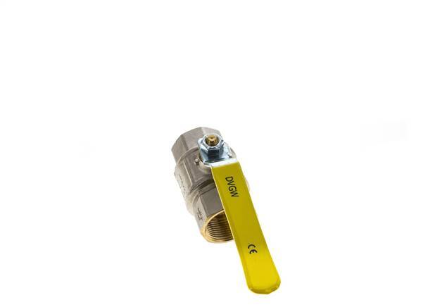 Rp 1-1/4 inch 2-Way Oxygen Brass Ball Valve PN 30