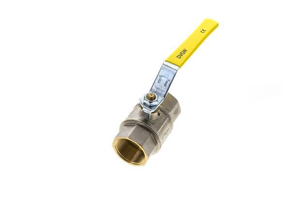 Rp 1-1/4 inch 2-Way Oxygen Brass Ball Valve PN 30