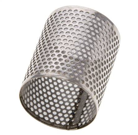 0.25mm Mesh Stainless Steel Strainer Replacement Screen 40x49mm