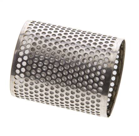 0.25mm Mesh Stainless Steel Strainer Replacement Screen 40x49mm