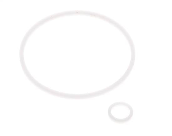 1-1/2" PTFE Strainer Seal Kit 0.8mm Mesh Silicone-Free