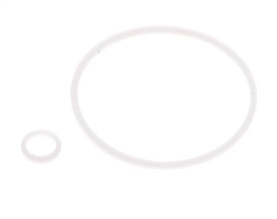 1-1/2" PTFE Strainer Seal Kit 0.8mm Mesh Silicone-Free
