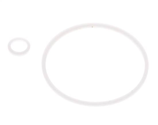 1-1/2" PTFE Strainer Seal Kit 0.8mm Mesh Silicone-Free