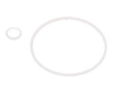 1-1/2" PTFE Strainer Seal Kit 0.8mm Mesh Silicone-Free