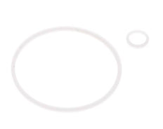 1-1/2" PTFE Strainer Seal Kit 0.8mm Mesh Silicone-Free