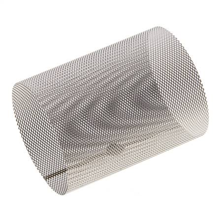 0.5mm Mesh Stainless Steel Strainer Replacement Screen 53x70mm [2 Pieces]