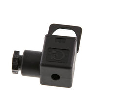 DIN 43650 Form A Solenoid Valve Connector Size 3 M16x1.5 35mm Black