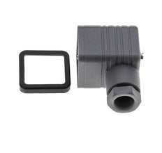DIN 43650 Form A Solenoid Valve Connector Size 3 M16x1.5 35mm Grey