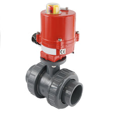 32mm 230V AC VDL 2-way PVC Electrical ball valve