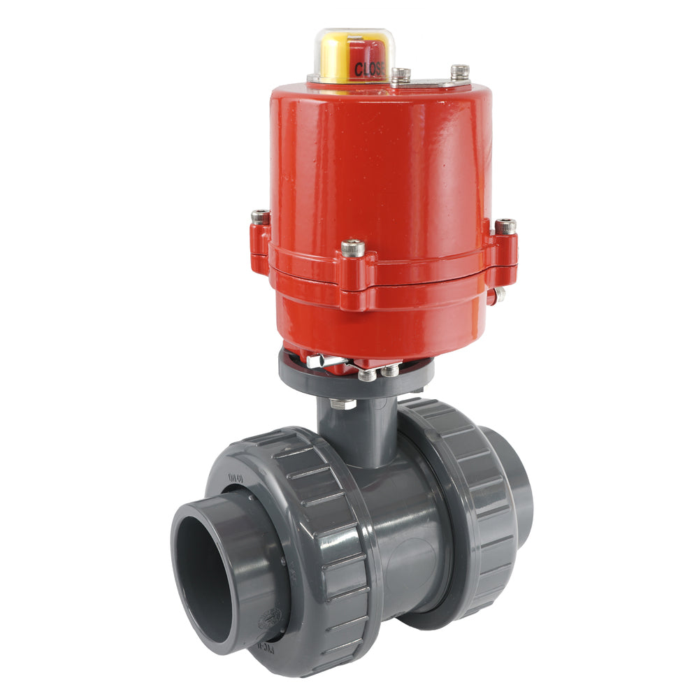 32mm 24V DC VDL 2-way PVC Electrical ball valve