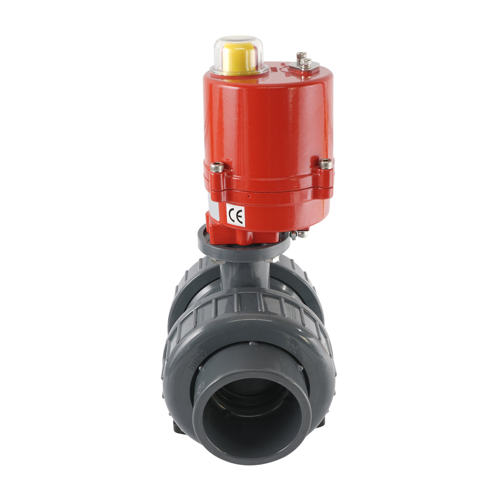 63mm 12V DC VDL 2-way PVC Electrical ball valve